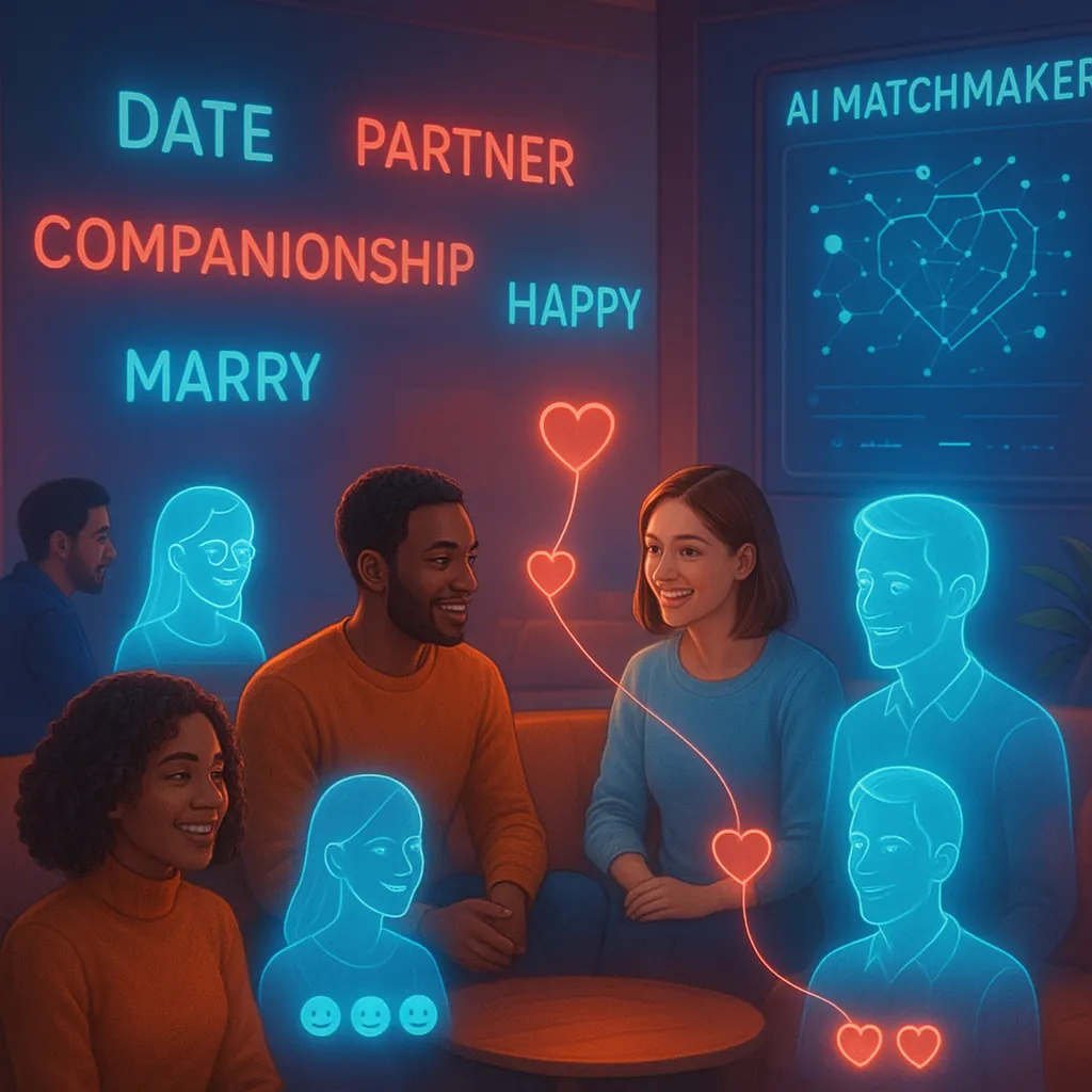 How can AI help people find a compatible partner for dating, companionship, or marriage and build a happy relationship?